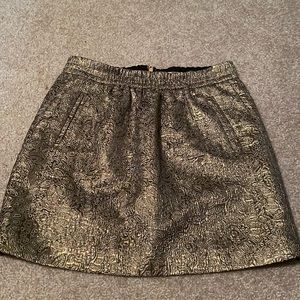 Loft gold skirt